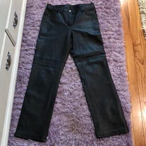 Rampage black leather pants